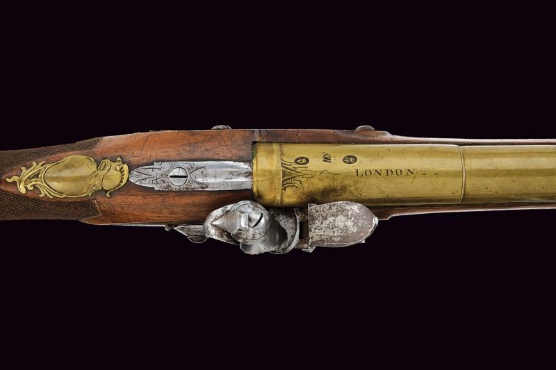 Trombone a pietra focaia, Londra, lunghezza 80,7 cm