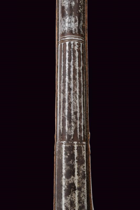 Archibugio arcaico romano, metallo e legno, lunghezza 117.5 cm