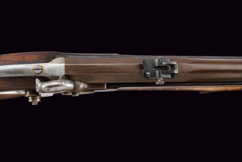 Carabina da tiro a luminello, tecnica svizzera, lunghezza 130 cm