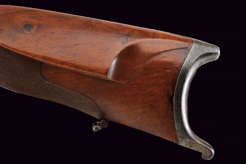 F. X. Lang, Carabina da tiro a luminello, Neuchatel, lunghezza 129.5 cm