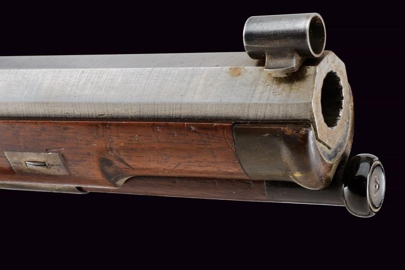 F. X. Lang, Carabina da tiro a luminello, Neuchatel, lunghezza 129.5 cm