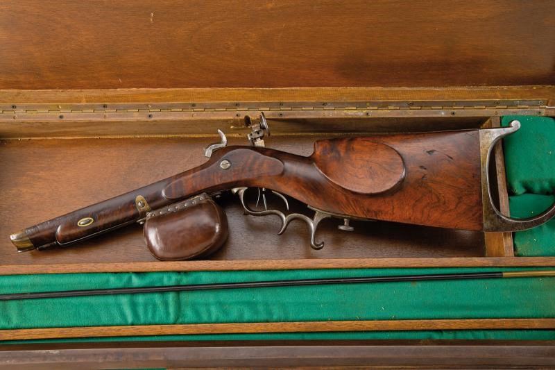 Henri Jaquet, Carabina da tiro a luminello, Ginevra