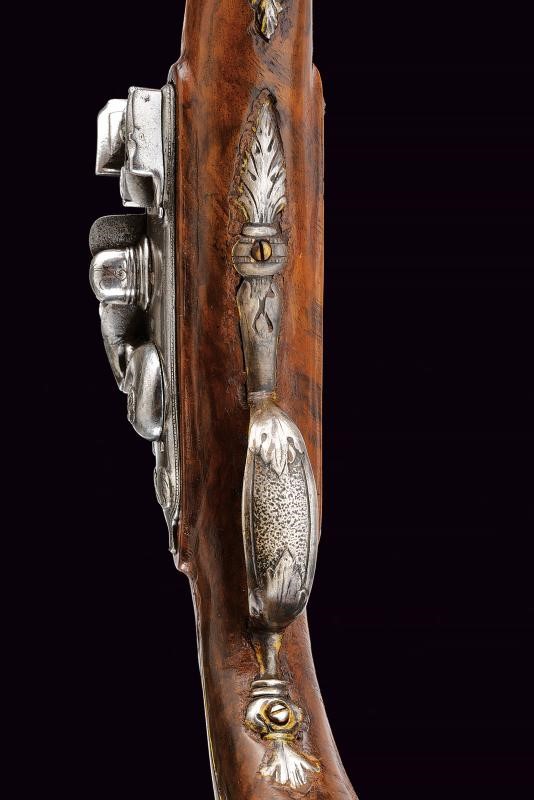 Pistola alla fiorentina composita, lunghezza 38.5 cm, tecnica italiana