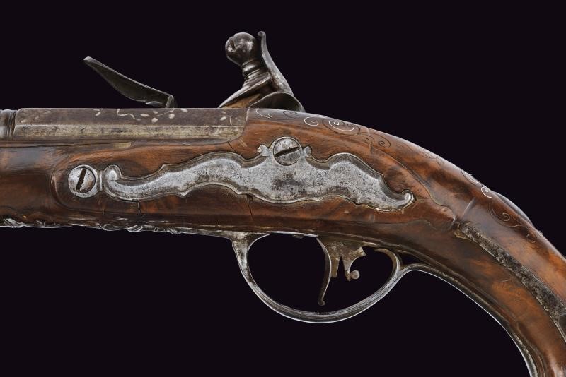 Bortolo Duccolo, Pistola a pietra focaia, Brescia, lunghezza 27 cm