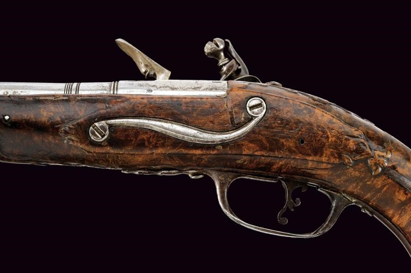 Picin Frusca, Pistola a pietra focaia, Brescia, lunghezza 32 cm