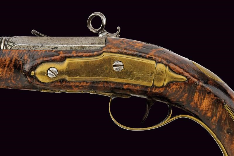 Pistola alla romana, con stemma della famiglia Colonna, Italia centrale