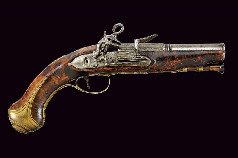 Pistola alla romana, con stemma della famiglia Colonna, Italia centrale