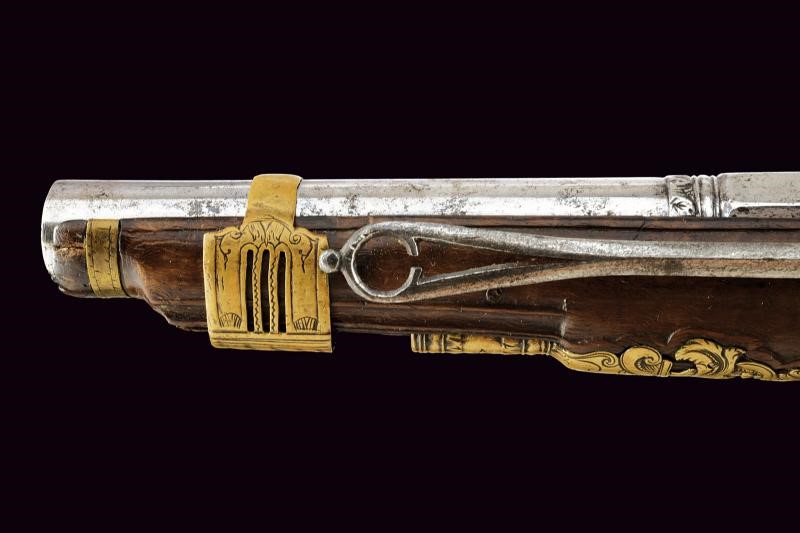 Pistola alla micheletta, Napoli o Spagna, lunghezza 36.5 cm
