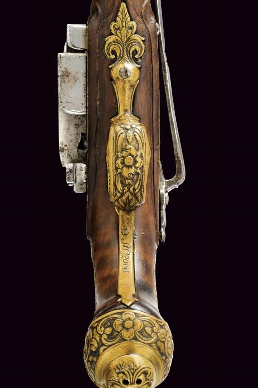 Pistola alla micheletta, Napoli o Spagna, lunghezza 36.5 cm