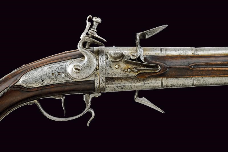 Armaiolo Daleur, Pistola Wender a pietra focaia, Liegi, 1690-1700
