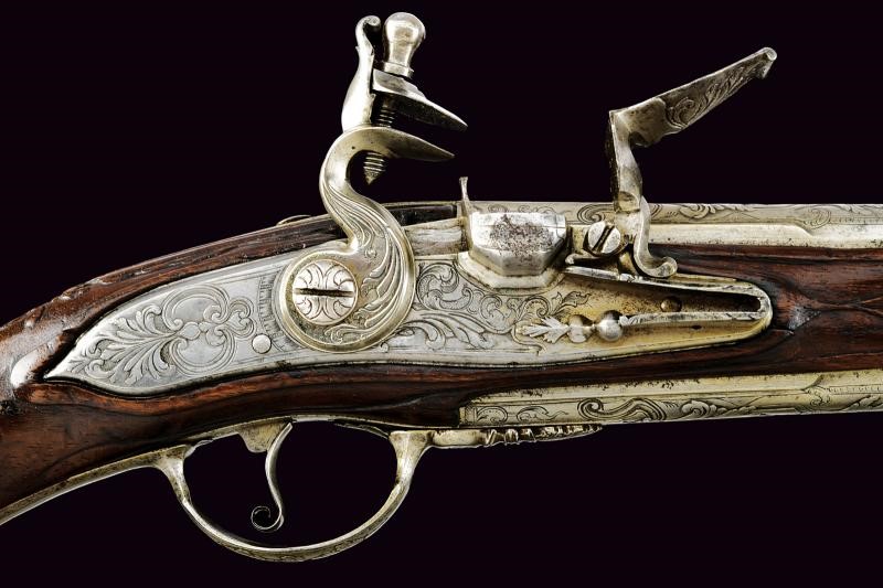 Pistola a pietra focaia, canne sovrapposte, Germania