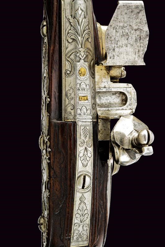 Pistola a pietra focaia, canne sovrapposte, Germania