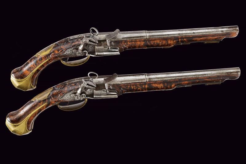 Pistole alla romana, tecnica italiana centrale, lunghezza 46 cm