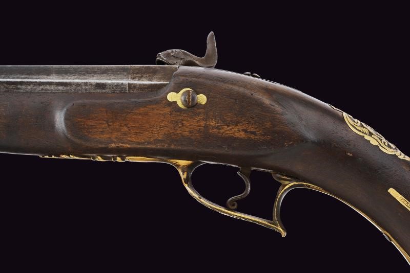 Italia Meridionale, Paio di lunghe pistole a luminello, lunghezza 52.5 cm.