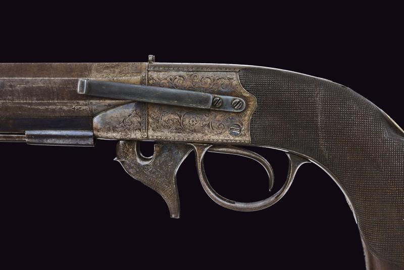LANG 7 HAYMARKET, Pistola a luminello con baionetta a scatto, Londra