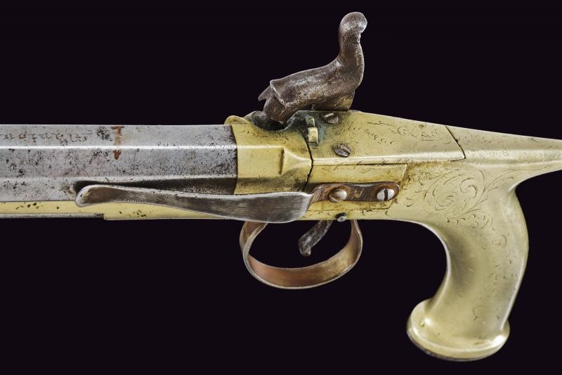 Pistola a luminello, Inghilterra, lunghezza 25.5 cm