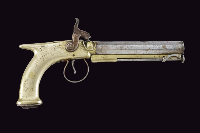 Pistola a luminello, Inghilterra, lunghezza 25.5 cm