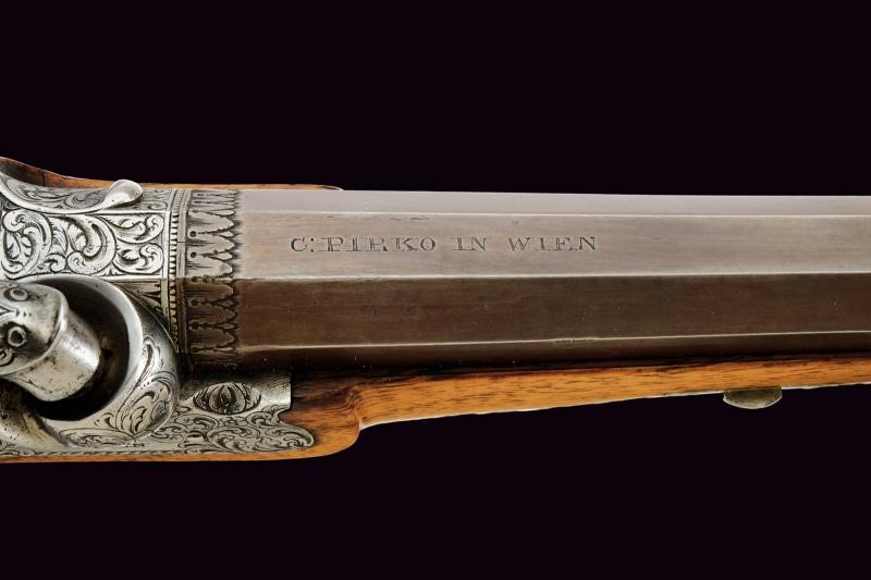 C. Pirko, Pistola a luminello da viaggio, tecnica Vienna