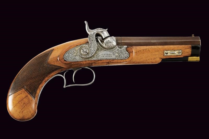 C. Pirko, Pistola a luminello da viaggio, tecnica Vienna