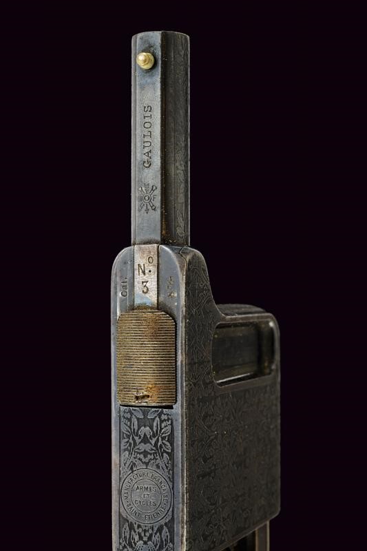Pistola da palmo Gaulois, St. Etienne, calibro 8 mm, confezione originale