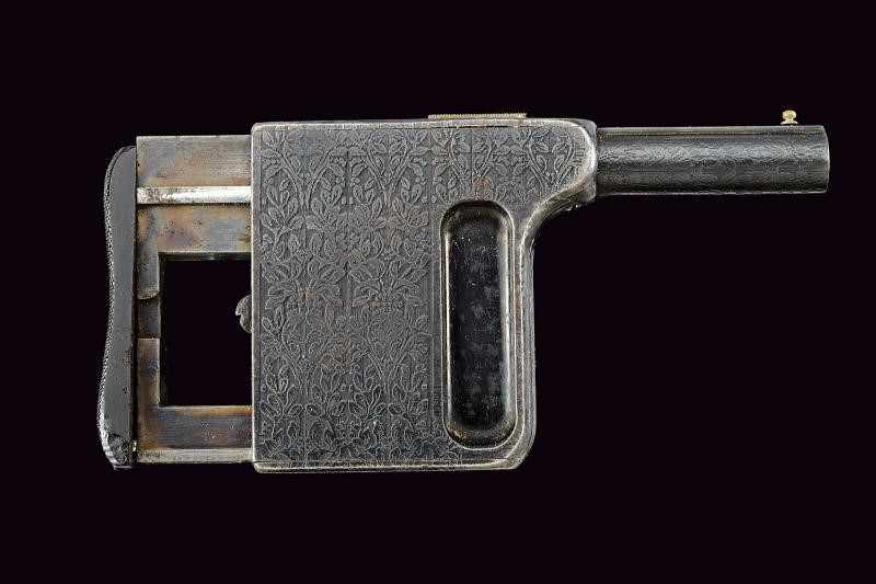 Pistola da palmo Gaulois, St. Etienne, calibro 8 mm, confezione originale