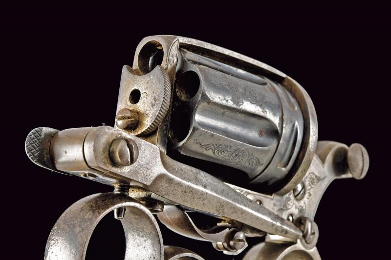 J.B. Witte, Revolver tipo 'Apache' a percussione centrale, Olanda, lunghezza 16 cm