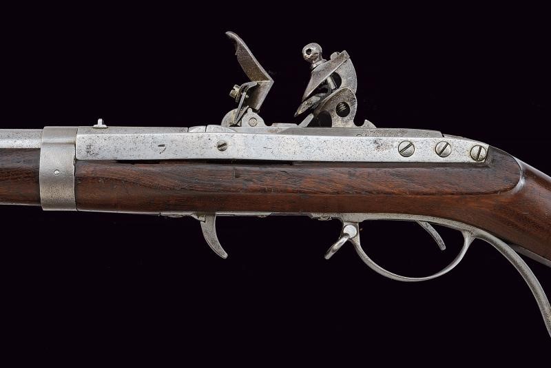 Fucile a pietra focaia a retrocarica Hall, Modello 1819 U.S., seconda produzione, cal. 52