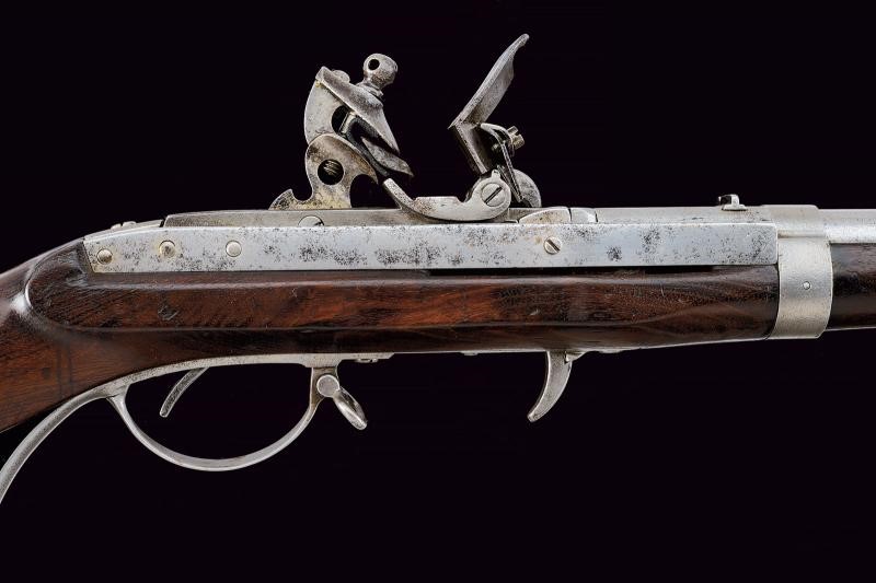 Fucile a pietra focaia a retrocarica Hall, Modello 1819 U.S., seconda produzione, cal. 52