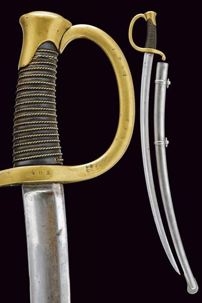 Sciabola da truppa dei cannonieri a cavallo, Modello 1829, Francia