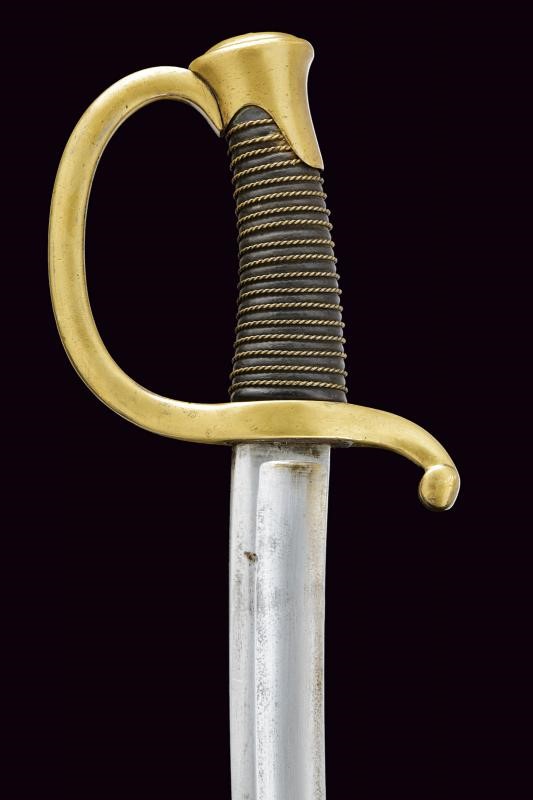 Sciabola da truppa dei cannonieri a cavallo, Modello 1829, Francia