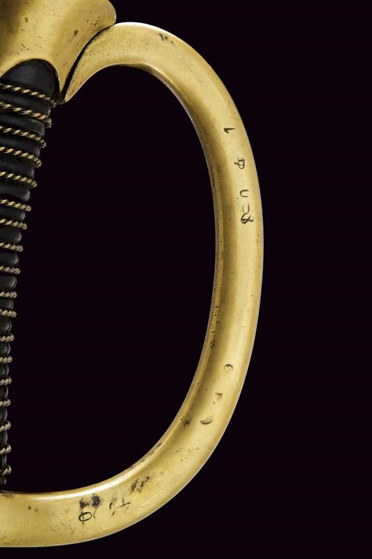 Sciabola da truppa dei cannonieri a cavallo, Modello 1829, Francia