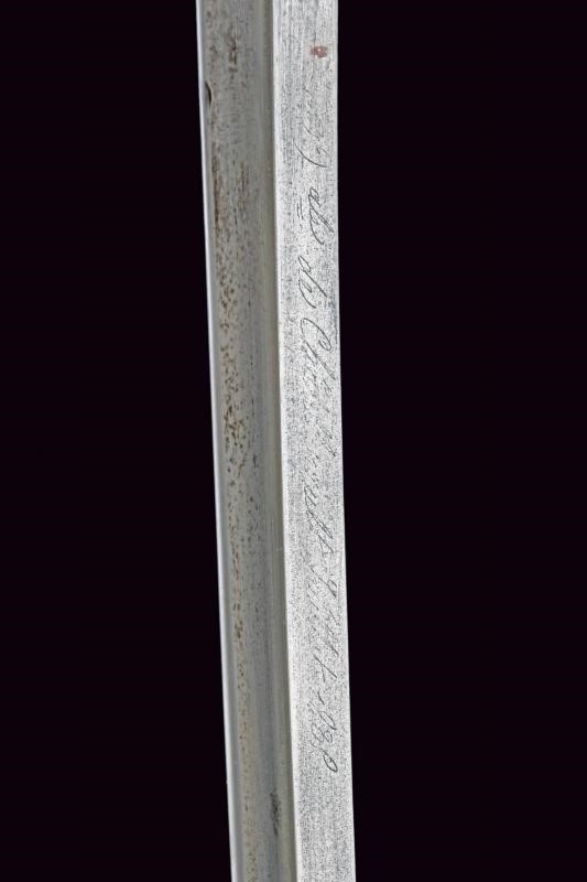 Sciabola da truppa dei cannonieri a cavallo, Modello 1829, Francia