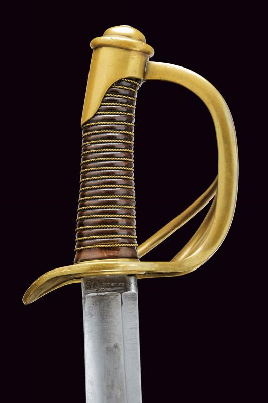 Sciabola da truppa di cavalleria leggera, Francia, Mod. 1822, lunghezza 107,3 cm.