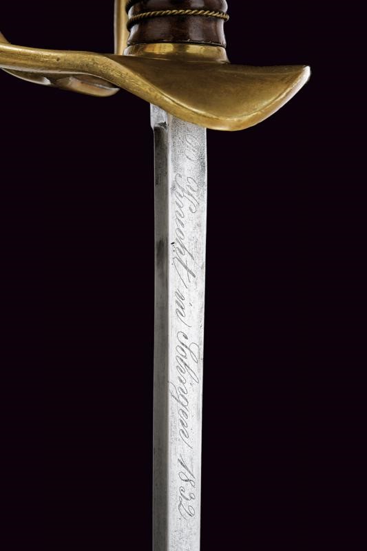 Sciabola da truppa di cavalleria leggera, Francia, Mod. 1822, lunghezza 107,3 cm.