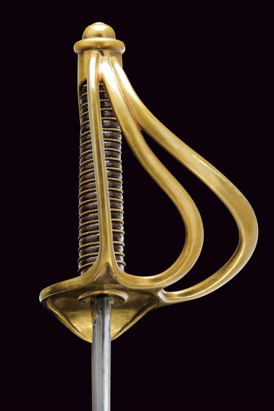Sciabola da truppa di cavalleria leggera, Francia, Mod. 1822, lunghezza 107,3 cm.