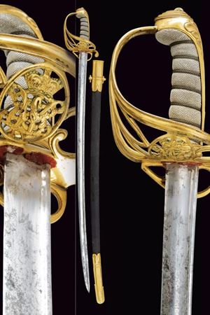 Sciabola da ufficiale di marina, epoca di re Guglielmo IV (1830 - 1837)