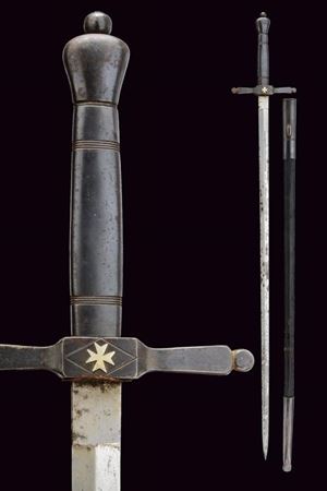 Spada con croce dell'Ordine di Malta