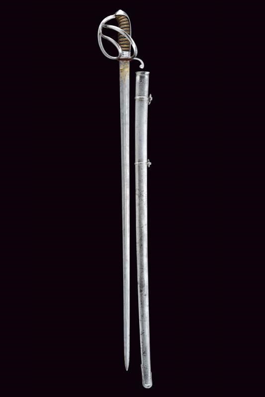 Spada da ufficiale fuori ordinanza, lunghezza 99.5 cm, Piemonte