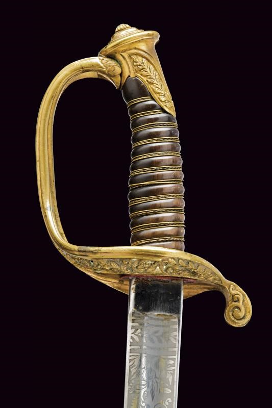 Labruna, Sciabola da ufficiale sul modello francese 1845