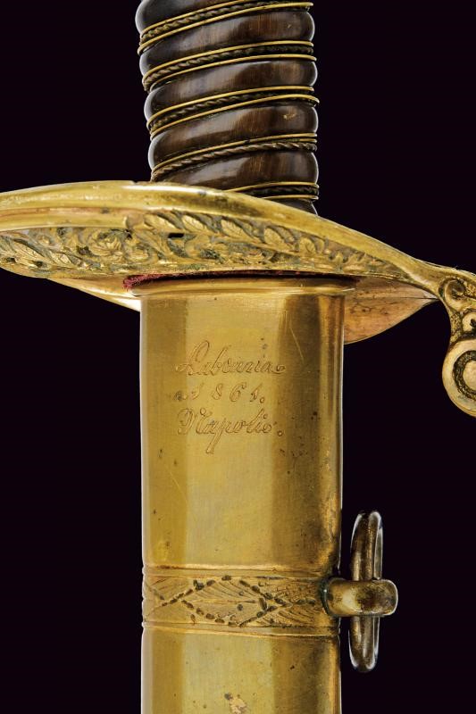 Labruna, Sciabola da ufficiale sul modello francese 1845
