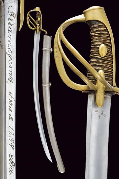 Sciabola da cavalleria leggera, modello francese AN XI, Russia imperiale