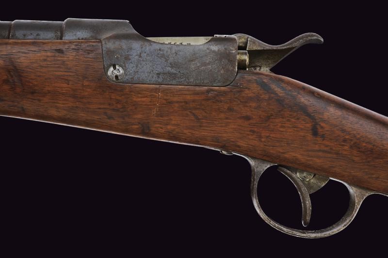 Carabina Werndl Mod. 1873/77 con baionetta a ghiera, Austria, lunghezza 100.5 cm.