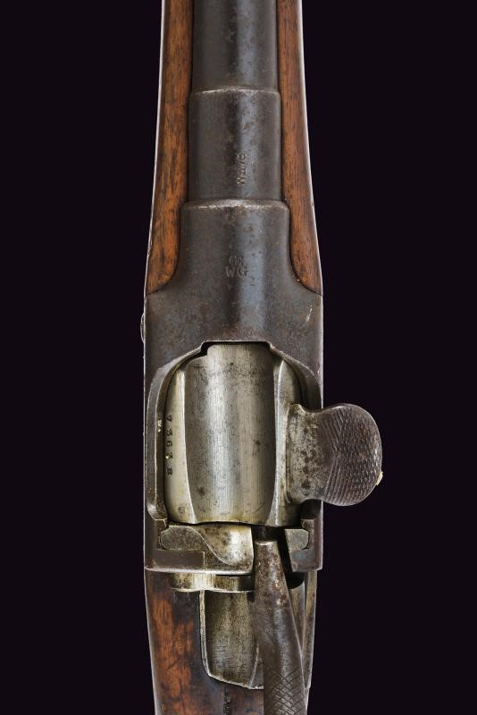 Carabina Werndl Mod. 1873/77 con baionetta a ghiera, Austria, lunghezza 100.5 cm.