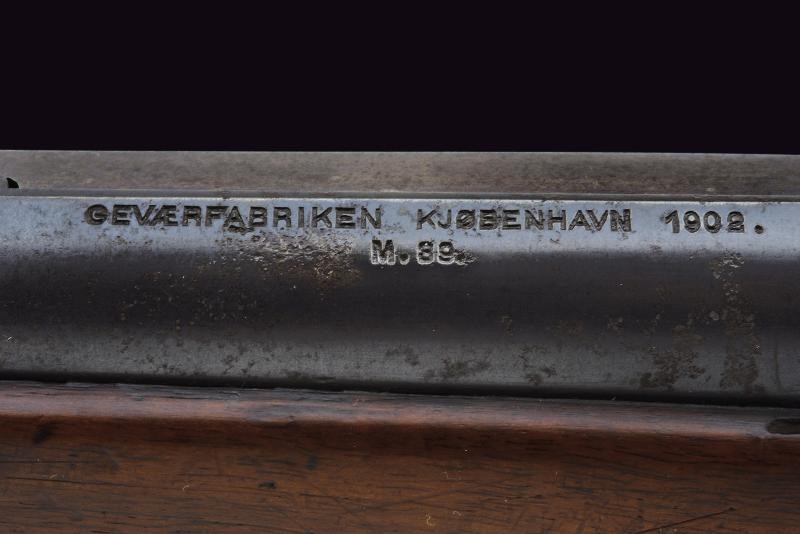 Fucile Krag-Jorgensen Mod. 1889 a colpo singolo, Danimarca