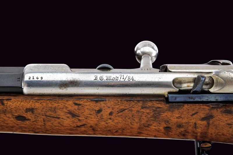 Fucile Mauser Mod. 1871/84, Germania, lunghezza 129,2 cm
