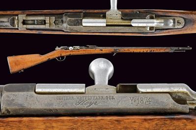 Fucile Gras Y1874, produzione Steyr, contratto Greco