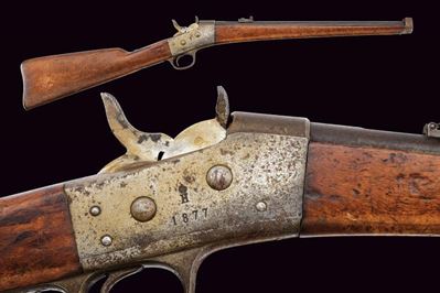Remington, Carabina Mod. 1870 da Cavalleria, lunghezza 86 cm, cal. 13 mm