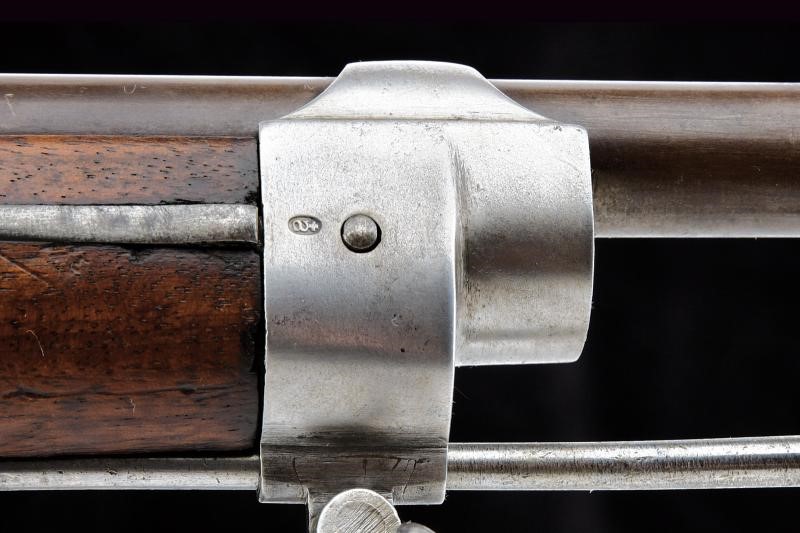 Carabina Vetterli M1869/71, tecnica svizzera, lunghezza 114 cm