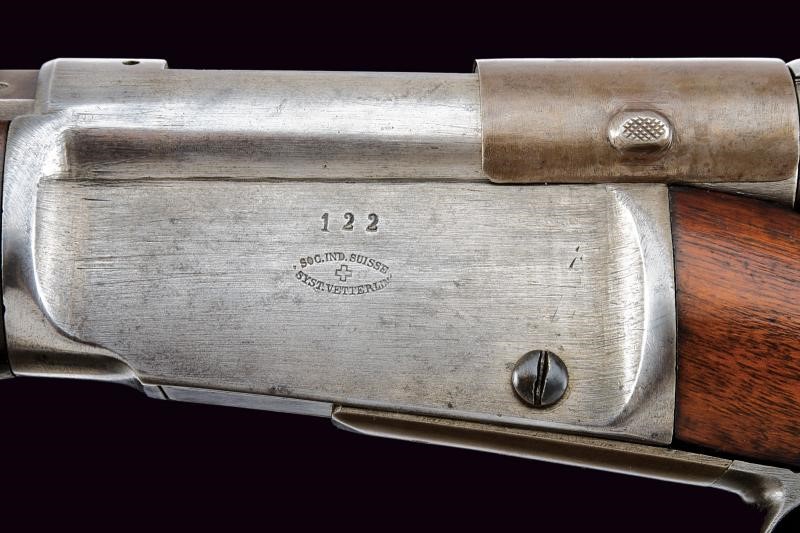 Carabina Vetterli M1869/71, tecnica svizzera, lunghezza 114 cm