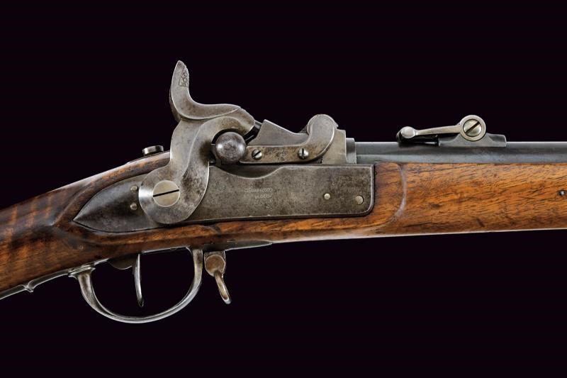 Fucile Mod. 1842/59/67 Milbank-Amsler, Francotte, Svizzera, lunghezza 146,8 cm